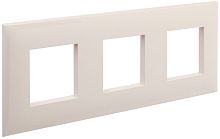 Рамка универсальная DKC Avanti 3-м. ванильная дымка картинка